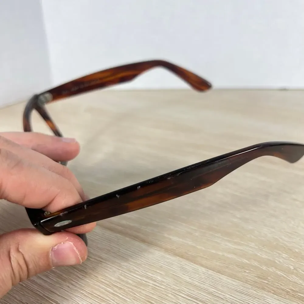 B&L Ray-Ban USA Wayfarer Sunglasses FRAMES ONLY Brown B&L 5024